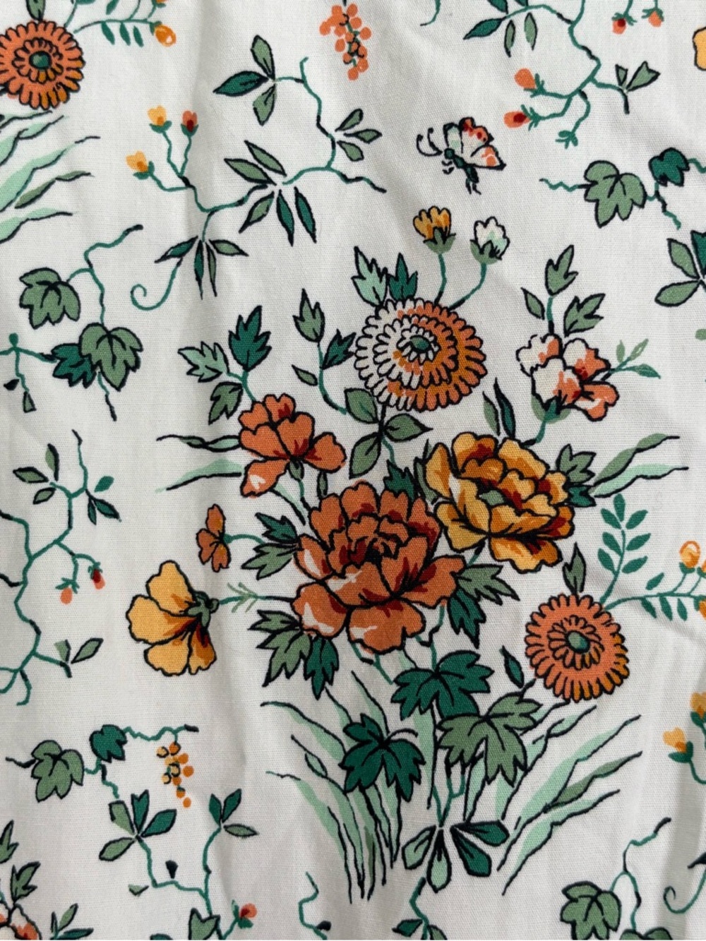 Anthropologie Women’s Dress, Ivory with floral print, size 3X - Picture 10 of 11